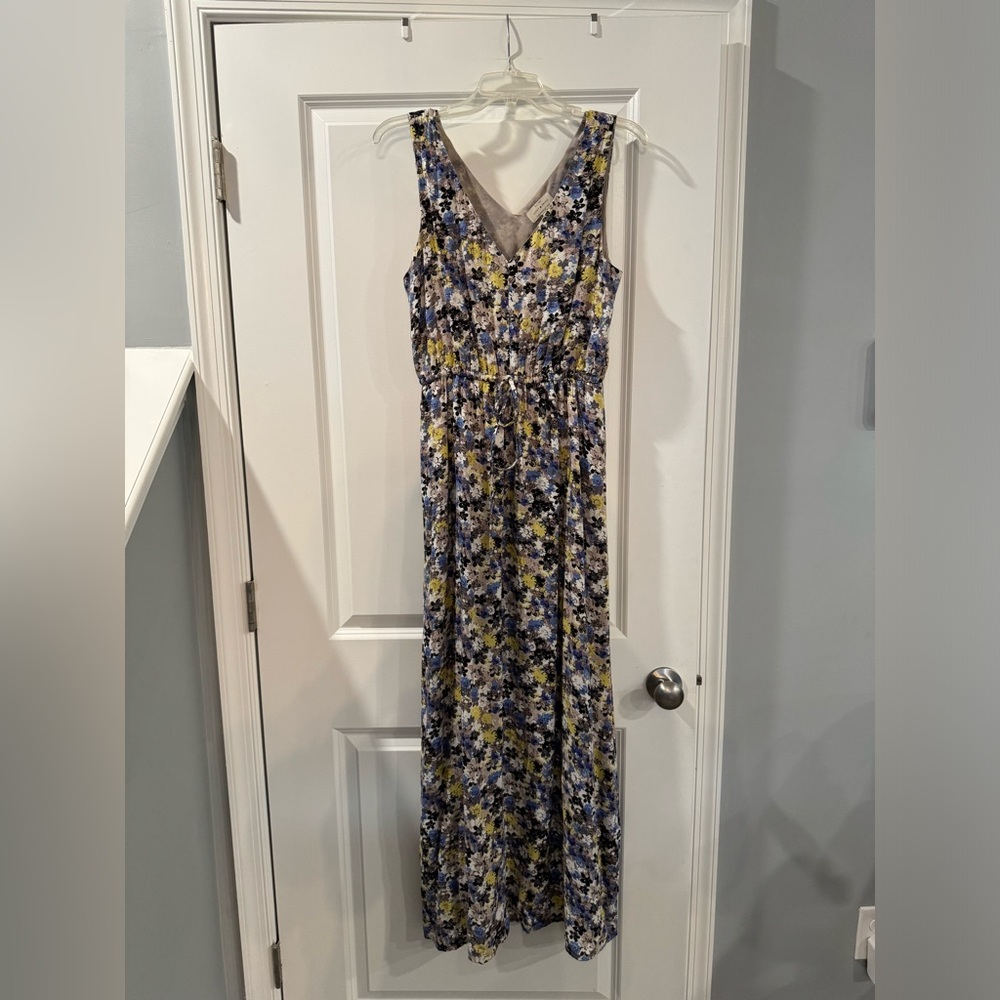 Lucky Brand floral print Maxi Dress size M Medium
